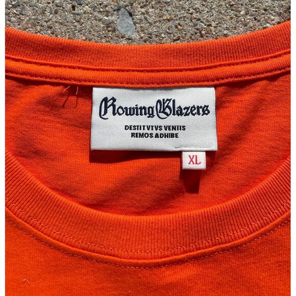 Rowing Blazers Graphic Tee - Orange, Sz XLarge - Picture 3 of 7